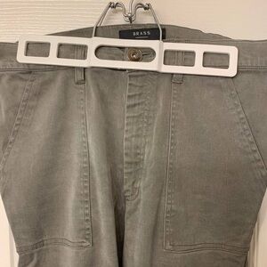 Brass Women's Green Gray Pants